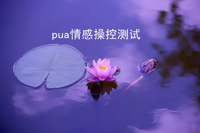 pua情感操控测试
