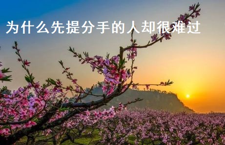 为什么先提分手的人却很难过 分手了怎么调整心态